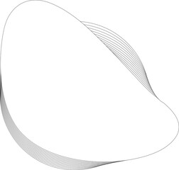 Circle fluid white overlapping for banner, web, badges, tag