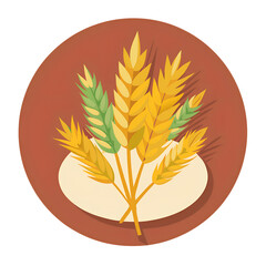 Wheat on a Plate logo