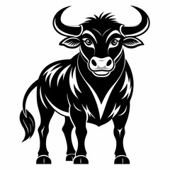 bull horns logo, angry bull logo, bull face logo, bull icon
