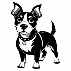bulldog logo, dog face logo