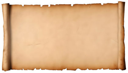 Pld medieval paper sheet cut out