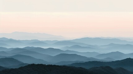 Fototapeta premium mountains in the morning
