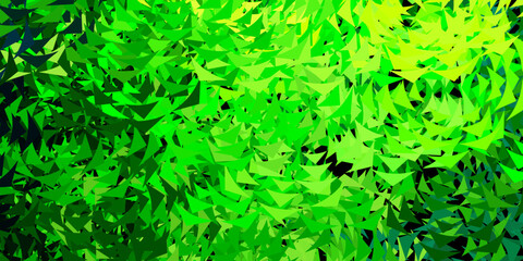 Light blue vector background with triangles.