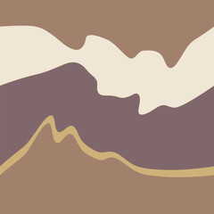 Abstract wavy seamless pattern. Vector illustration