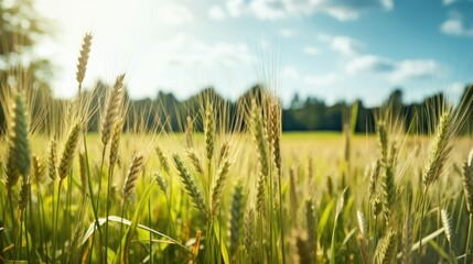 Fototapeta premium field of wheat