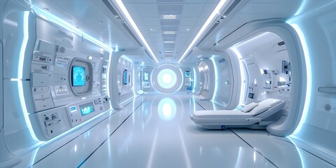 Cuttingedge Cardiology Technology Showcasing Adaptive Holographic Medical Interface and Realtime Patient Monitoring