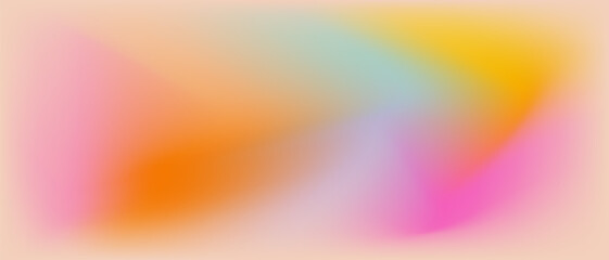 Colorful Liquid Gradient Background for Summer. Trendy Texture for Advertising, Web, Social Media, Posters, Banners, Covers, Mobile Apps. Vector Illustration.