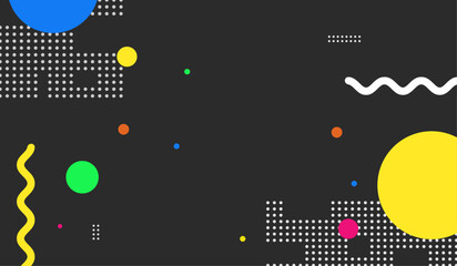 Abstract geometric background vector template