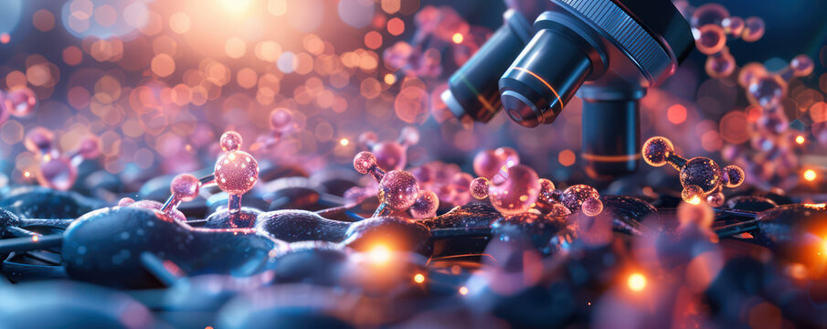 Unlocking the Mysteries of Life Bright Scientific Discoveries Bringing Order to Chaos, Illuminating the Intricate World of Cells Through Powerful Microscopes, Revealing the Building Blocks of Our