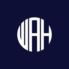 Obraz premium wah circle logo design