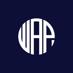 wap circle logo design