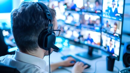 Live Streaming Event  Showing a live streaming event with high viewer interaction