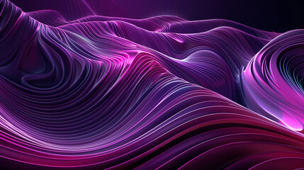 Abstract 3D relief wallpaper featuring flowing lines and dynamic depth