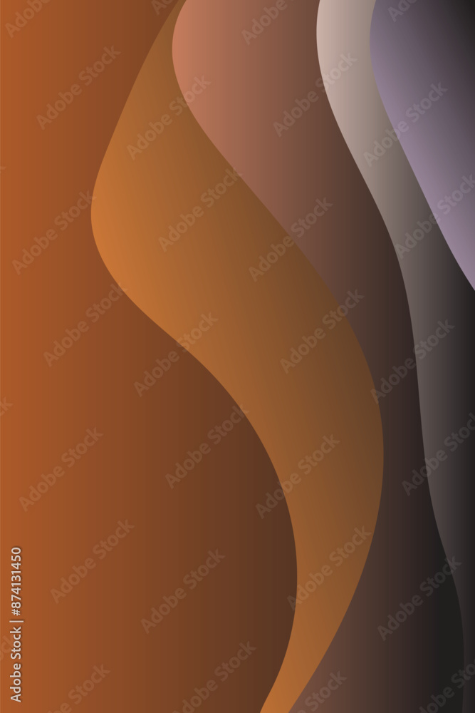 Poster vector abstract background with fluid gradient shapes, liquid cream design, flow abstract, geometric