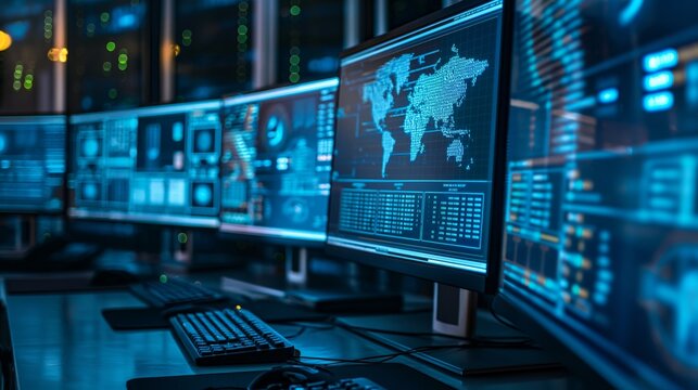 An AI system analyzing logs for suspicious activities