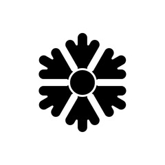 snow icon, silhouette vector isolated on white background. simple and modern design