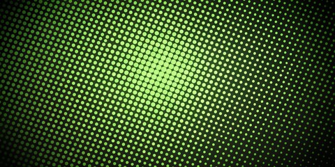 Abstract Green Polka Dot Background - Vector Illustration