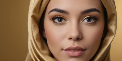 A portrait beautiful female modeling nice posing professional