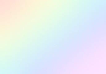 Regenbogenfarbverlauf in Pastelltönen