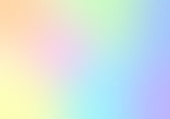 Regenbogenfarbverlauf in Pastellt&ouml;nen