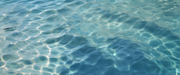 Fresh cool inviting swimming pool water background