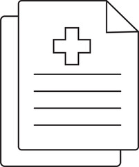 Obraz premium Medical Care Outline Icon