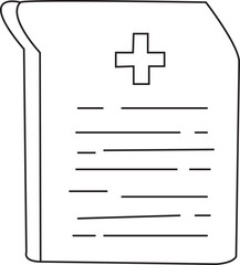 Obraz premium Medical Care Outline Icon