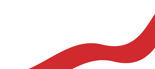 Indonesian Flags Red White Corner