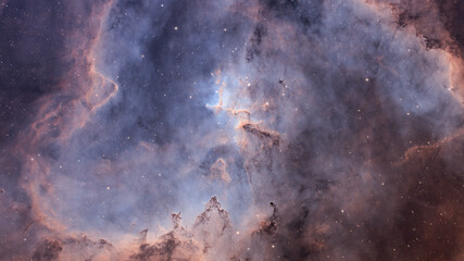 Deep space astrophotography using a telescope