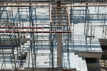 Construction of a new building structure