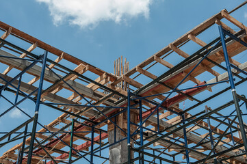 Construction of a new building structure