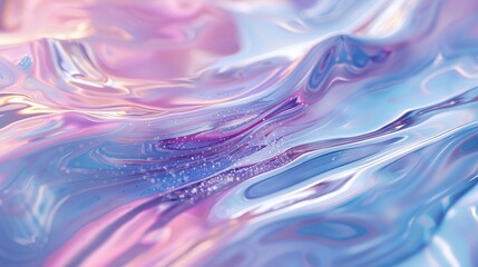 Processed collage of Iridescent fabric trendy cloth holographic texture. Background for banner, backdrop or texture for 3D mapping