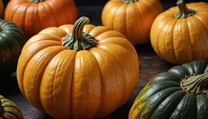 Close-up of Pumpkins.