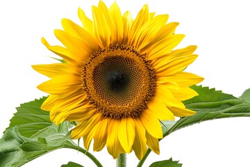 Obraz premium Vibrant Sunflower in Full Bloom