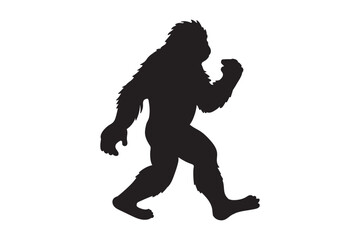 Bigfoot Svg, Bigfoot Sign Svg, Yeti Svg, Silhouette, Bigfoot Peace Sign Svg, Wild Monster Svg, Sasquatch SVG, 