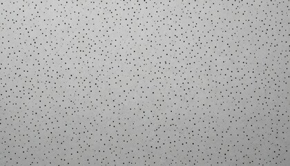 Grey Concrete Wall With Round Holes.