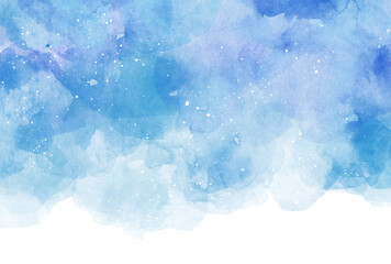 背景素材_水彩テクスチャ_紺