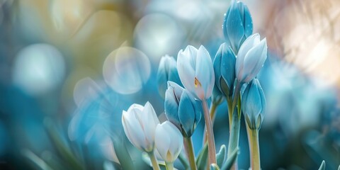 Fototapeta premium Close-up of a collection of white flowers