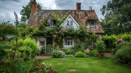 Summer cottage with beautiful garden © neirfy