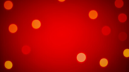 Bokeh red background of design abstract. Festive red bokeh. Christmas background. Abstract colorful defocused circular facula. Bokeh blurred color light can use background. New year bokeh defocus