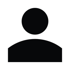 person user account profile icon vector