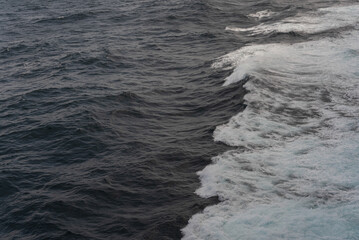 Beautiful photo of the sea waves