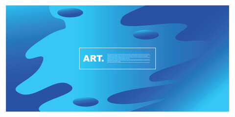 Background in blue and water spots with title space area for social media, banner, presentation
