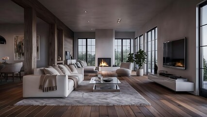 Contemporary living room