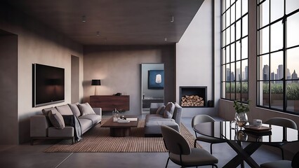 Contemporary living room