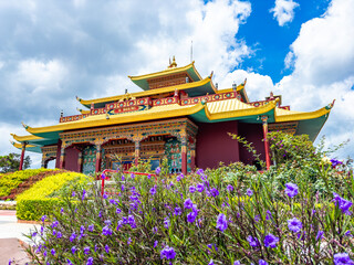 Temple, Stupa and Pagoda in Samten Hills Dalat, Vietnam