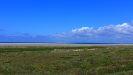 Obraz premium Dänische Insel Fanø, im Norden der Insel