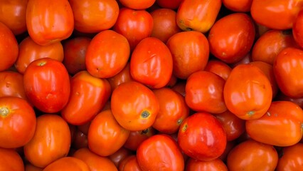 Tomatoes in the store. for background