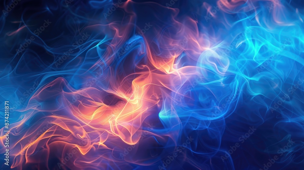 Poster abstract background with creative glowing texture and shining pattern