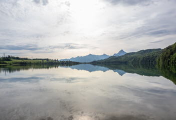 Lake Weißensee in Bavaria, Germany